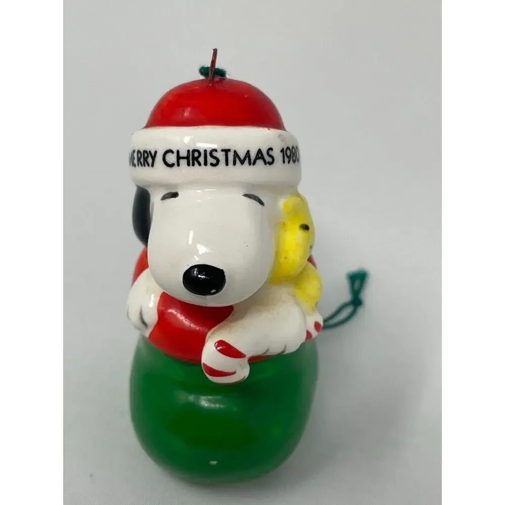 Peanuts Snoopy Caroling with Woodstock Collectible Christmas Ornament‎ 1980